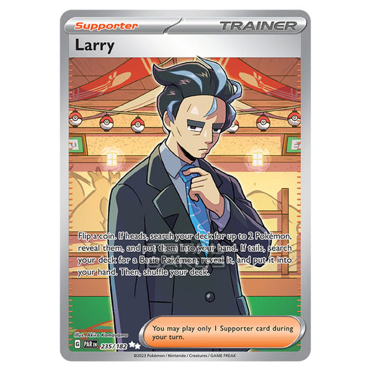 Pokemon - Scarlet & Violet - Paradox Rift - Larry - 235/182