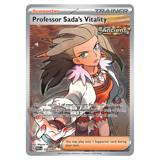 Pokemon - Scarlet & Violet - Paradox Rift - Professor Sada's Vitality - 239/182