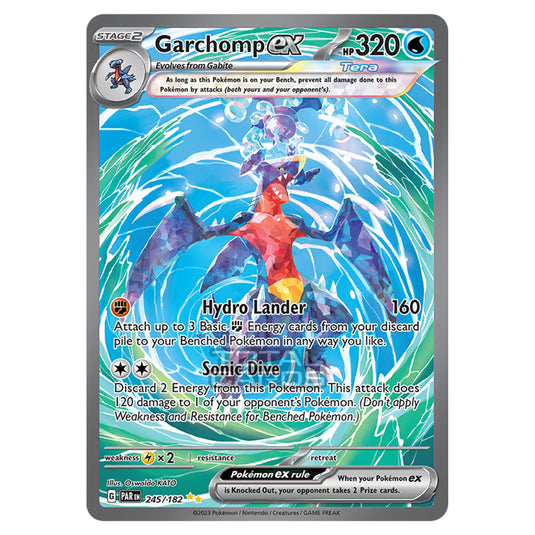 Pokemon - Scarlet & Violet - Paradox Rift - Garchomp ex - 245/182