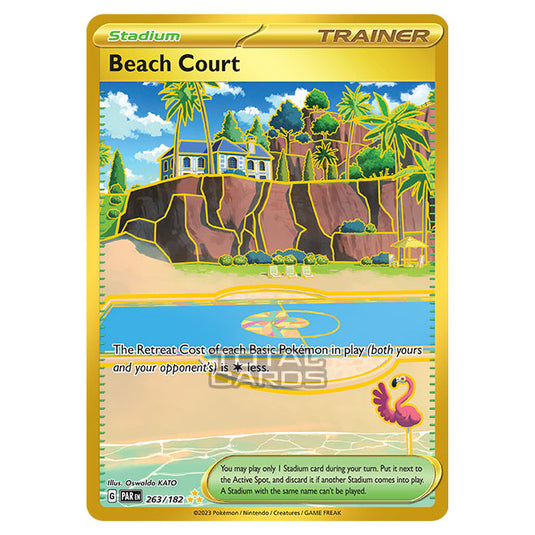 Pokemon - Scarlet & Violet - Paradox Rift - Beach Court - 263/182