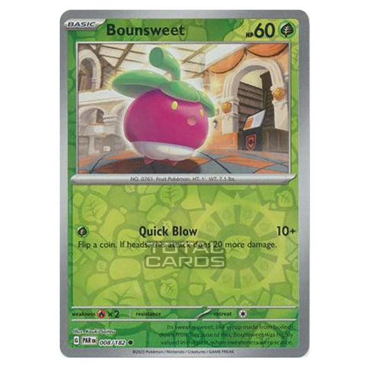 Pokemon - Scarlet & Violet - Paradox Rift - Bounsweet - 008/182 - (Reverse Holo)