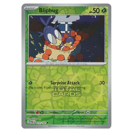 Pokemon - Scarlet & Violet - Paradox Rift - Blipbug - 010/182 - (Reverse Holo)