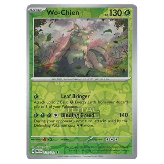 Pokemon - Scarlet & Violet - Paradox Rift - Wo-Chien - 018/182 - (Reverse Holo)