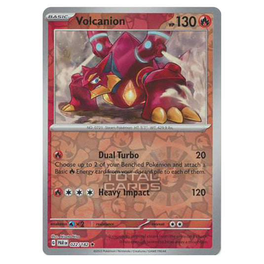 Pokemon - Scarlet & Violet - Paradox Rift - Volcanion - 022/182 - (Reverse Holo)