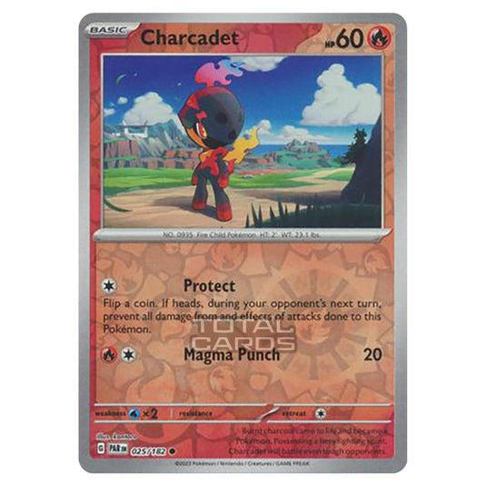 Pokemon - Scarlet & Violet - Paradox Rift - Charcadet - 025/182 - (Reverse Holo)