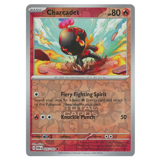 Pokemon - Scarlet & Violet - Paradox Rift - Charcadet - 026/182 - (Reverse Holo)