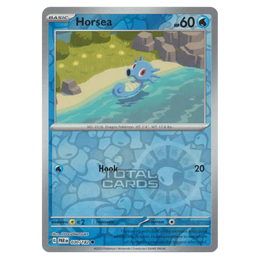 Pokemon - Scarlet & Violet - Paradox Rift - Horsea - 030/182 - (Reverse Holo)