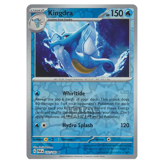 Pokemon - Scarlet & Violet - Paradox Rift - Kingdra - 032/182 - (Reverse Holo)