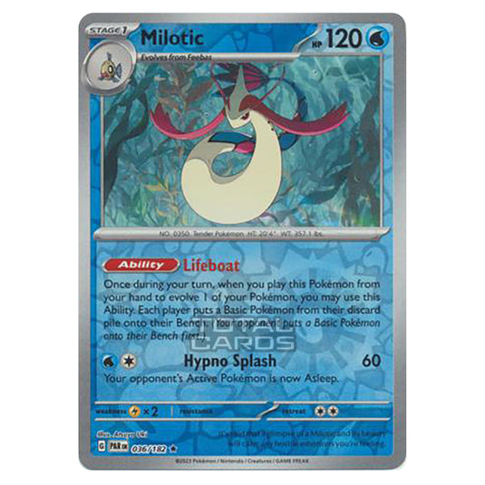 Pokemon - Scarlet & Violet - Paradox Rift - Milotic - 036/182 - (Reverse Holo)