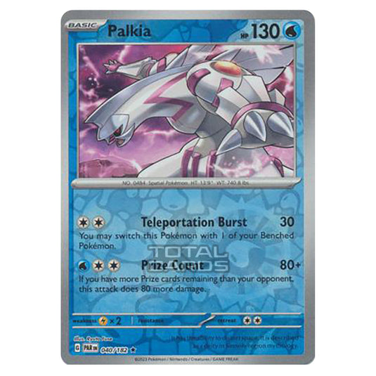 Pokemon - Scarlet & Violet - Paradox Rift - Palkia - 040/182 - (Reverse Holo)