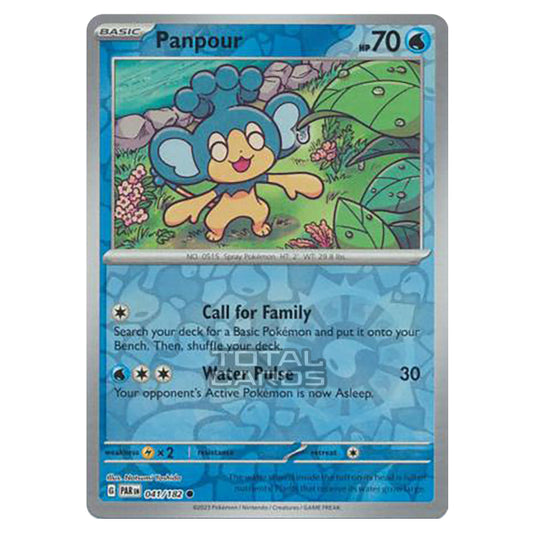 Pokemon - Scarlet & Violet - Paradox Rift - Panpour - 041/182 - (Reverse Holo)