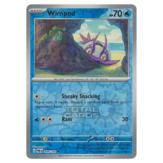 Pokemon - Scarlet & Violet - Paradox Rift - Wimpod - 048/182 - (Reverse Holo)