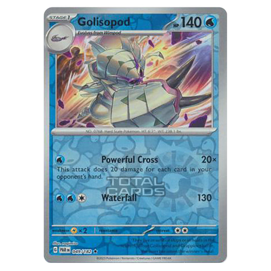 Pokemon - Scarlet & Violet - Paradox Rift - Golisopod - 049/182 - (Reverse Holo)