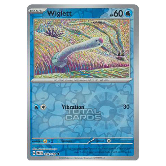 Pokemon - Scarlet & Violet - Paradox Rift - Wiglett - 052/182 - (Reverse Holo)