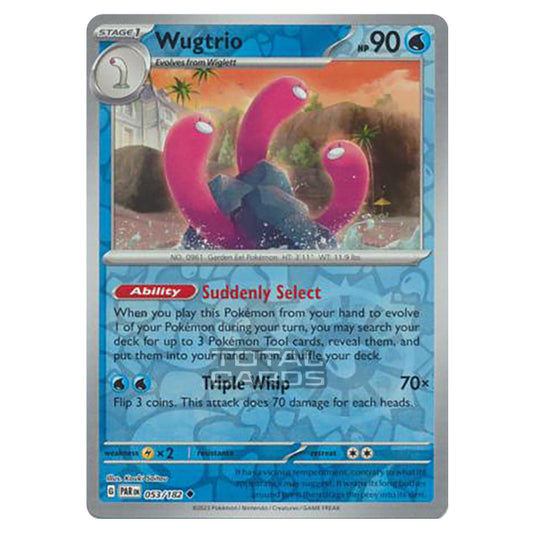 Pokemon - Scarlet & Violet - Paradox Rift - Wugtrio - 053/182 - (Reverse Holo)