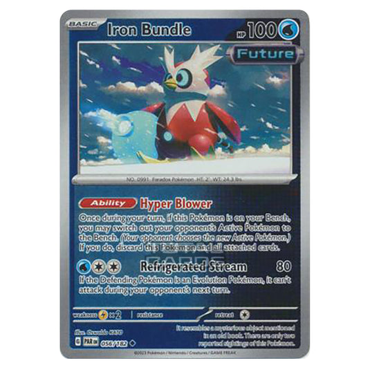 Pokemon - Scarlet & Violet - Paradox Rift - Iron Bundle - 056/182 - (Reverse Holo)