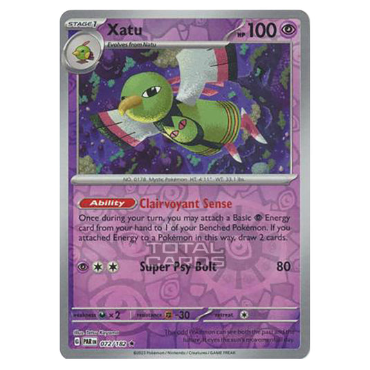 Pokemon - Scarlet & Violet - Paradox Rift - Xatu - 072/182 - (Reverse Holo)