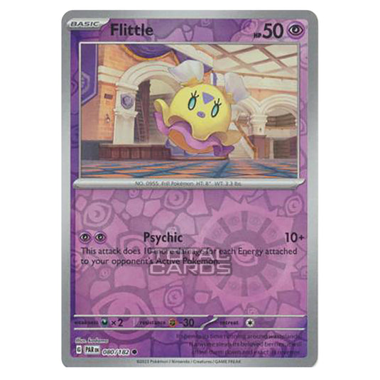 Pokemon - Scarlet & Violet - Paradox Rift - Flittle - 080/182 - (Reverse Holo)