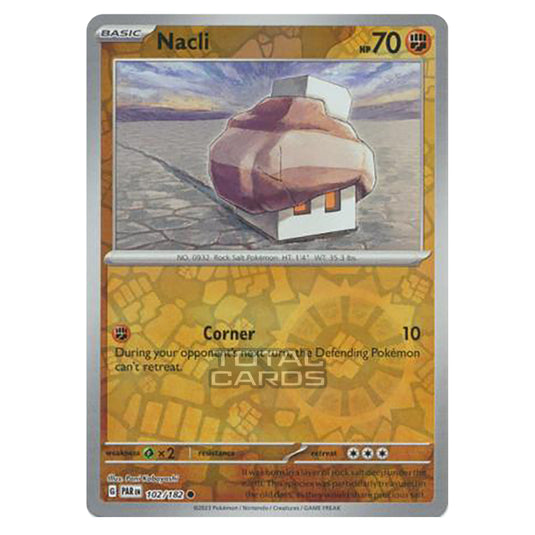 Pokemon - Scarlet & Violet - Paradox Rift - Nacli - 102/182 - (Reverse Holo)