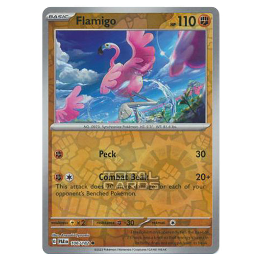 Pokemon - Scarlet & Violet - Paradox Rift - Flamigo - 106/182 - (Reverse Holo)