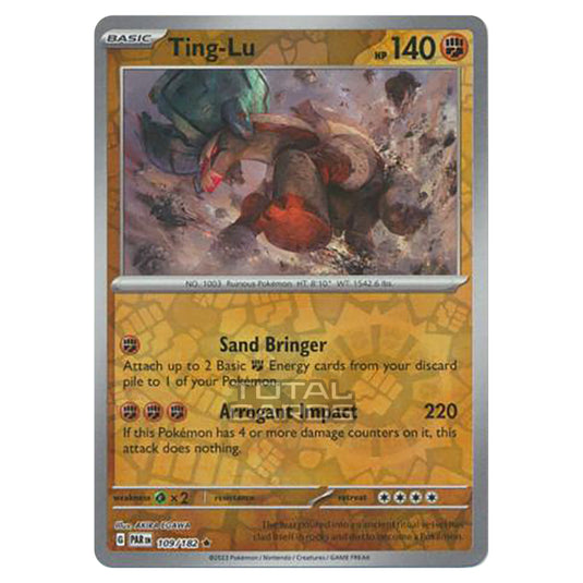 Pokemon - Scarlet & Violet - Paradox Rift - Ting-Lu - 109/182 - (Reverse Holo)