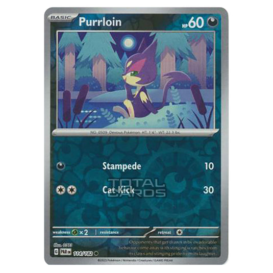 purrloin pokemon card value Pokemon - Scarlet & Violet - Paradox Rift - Purrloin - 114/182
