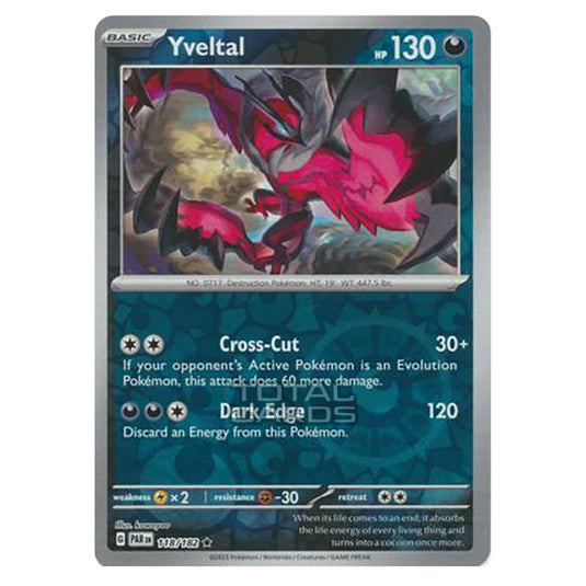 Pokemon - Scarlet & Violet - Paradox Rift - Yveltal - 118/182 - (Reverse Holo)