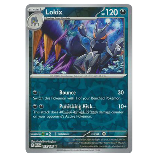 Pokemon - Scarlet & Violet - Paradox Rift - Lokix - 122/182 - (Reverse Holo)