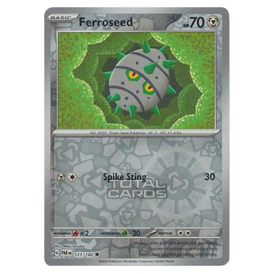 Pokemon - Scarlet & Violet - Paradox Rift - Ferroseed - 127/182 - (Reverse Holo)