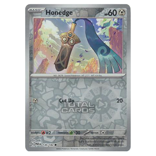 Pokemon - Scarlet & Violet - Paradox Rift - Honedge - 130/182 - (Reverse Holo)