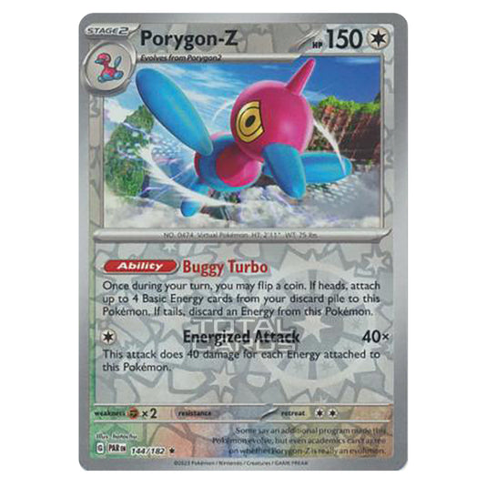 Pokemon - Scarlet & Violet - Paradox Rift - Porygon-Z - 144/182 - (Reverse Holo)