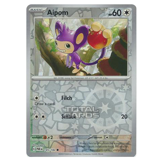 Pokemon - Scarlet & Violet - Paradox Rift - Aipom - 145/182 - (Reverse Holo)