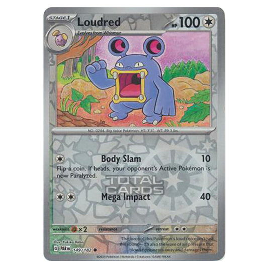 pokemon loudred card Pokemon - Scarlet & Violet - Paradox Rift - Loudred - 149/182