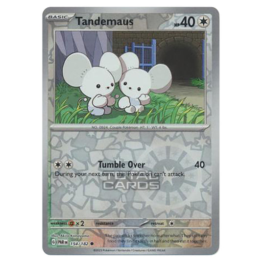 Pokemon - Scarlet & Violet - Paradox Rift - Tandemaus - 154/182 - (Reverse Holo)