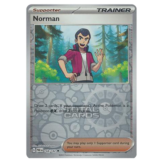 Pokemon - Scarlet & Violet - Paradox Rift - Norman - 168/182 - (Reverse Holo)