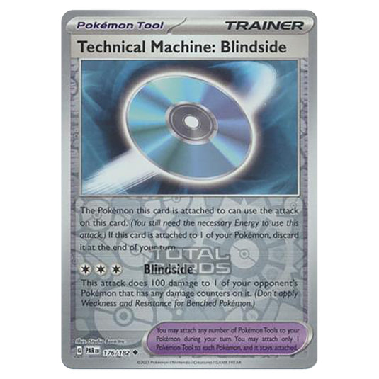 Pokemon - Scarlet & Violet - Paradox Rift - Technical Machine: Blindside - 176/182 - (Reverse Holo)