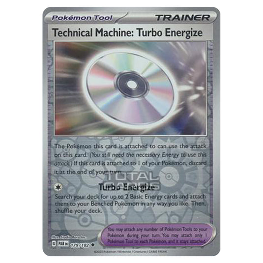 Pokemon - Scarlet & Violet - Paradox Rift - Technical Machine: Turbo Energize - 179/182 - (Reverse Holo)