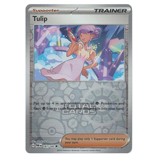 Pokemon - Scarlet & Violet - Paradox Rift - Tulip - 181/182 - (Reverse Holo)