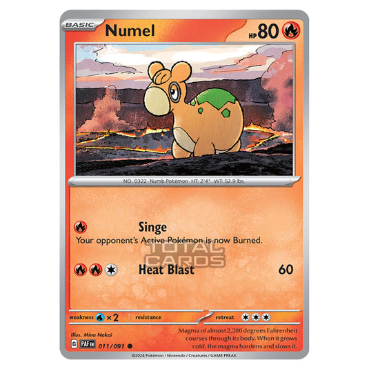 Pokemon - Scarlet & Violet - SV4.5 - Paldean Fates - Numel - 011/91