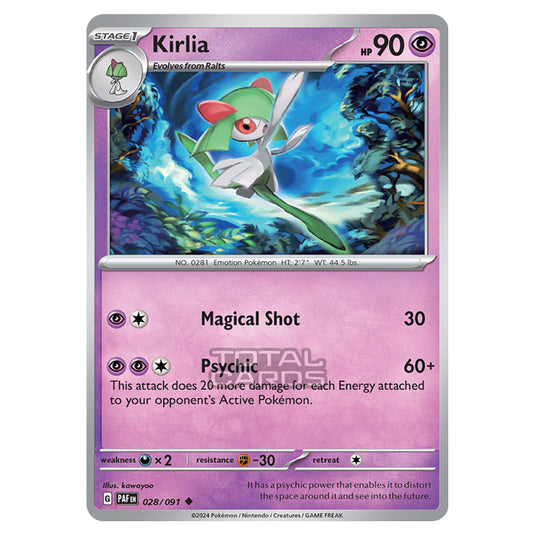 Pokemon - Scarlet & Violet - SV4.5 - Paldean Fates - Kirlia - 028/91