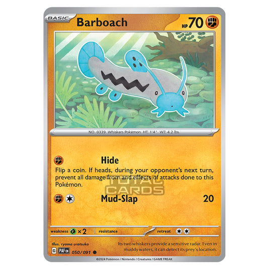 Pokemon - Scarlet & Violet - SV4.5 - Paldean Fates - Barboach - 050/91