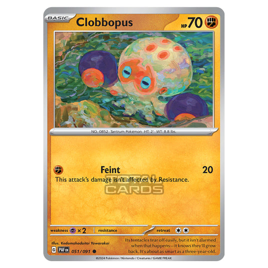 Pokemon - Scarlet & Violet - SV4.5 - Paldean Fates - Clobbopus - 051/91