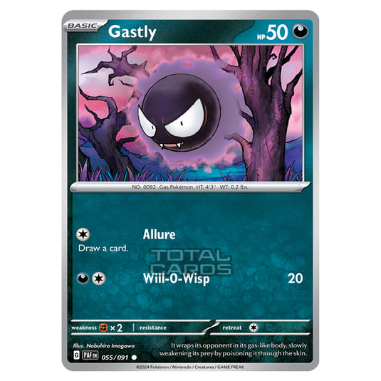 Pokemon - Scarlet & Violet - SV4.5 - Paldean Fates - Gastly - 055/91