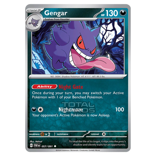 Pokemon - Scarlet & Violet - SV4.5 - Paldean Fates - Gengar - 057/91