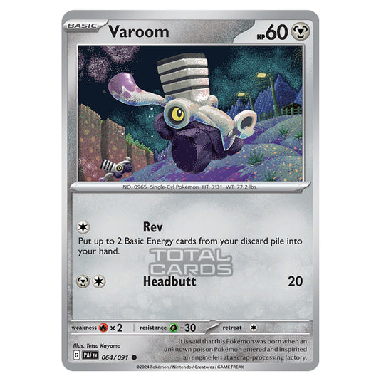 Pokemon - Scarlet & Violet - SV4.5 - Paldean Fates - Varoom - 064/91