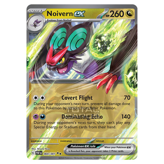 Pokemon - Scarlet & Violet - SV4.5 - Paldean Fates - Noivern ex - 069/91