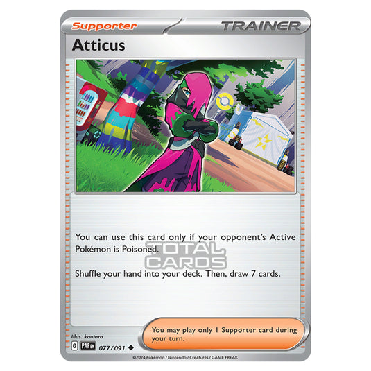 Pokemon - Scarlet & Violet - SV4.5 - Paldean Fates - Atticus - 077/91