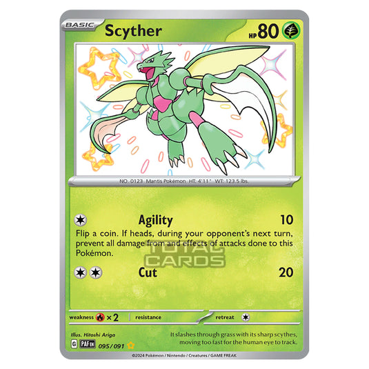 Pokemon - Scarlet & Violet - SV4.5 - Paldean Fates - Scyther - 095/91