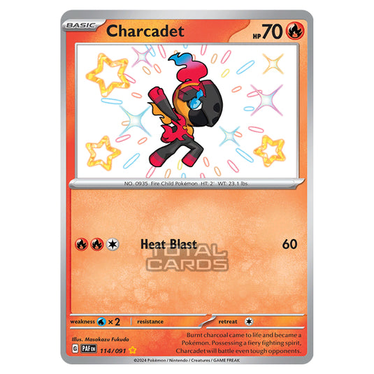 Pokemon - Scarlet & Violet - SV4.5 - Paldean Fates - Charcadet - 114/91