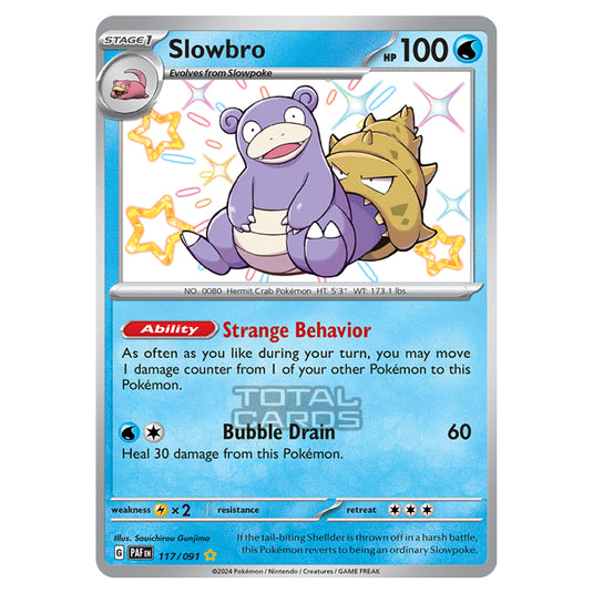 Pokemon - Scarlet & Violet - SV4.5 - Paldean Fates - Slowbro - 117/91